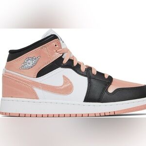 Kids- Air Jordan 1 Mid PS “Light Madder Root” #DM9078-108 size 11